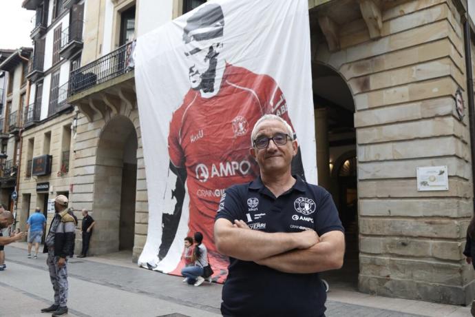 El presidente del Ordizia, Iñaki Galparsoro.