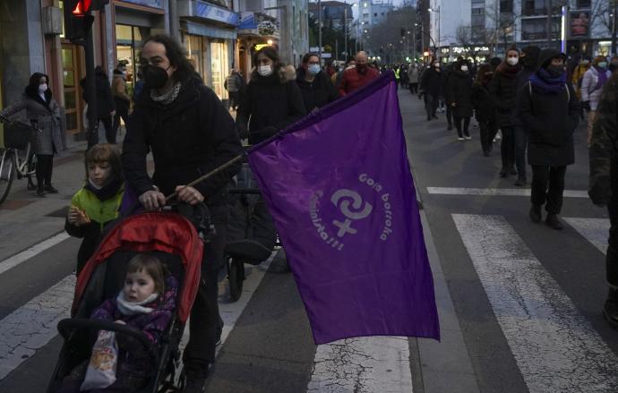 Manifestación del 8 de marzo en Gasteiz