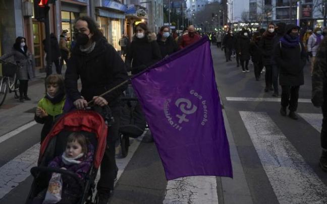 Manifestación del 8 de marzo en Gasteiz