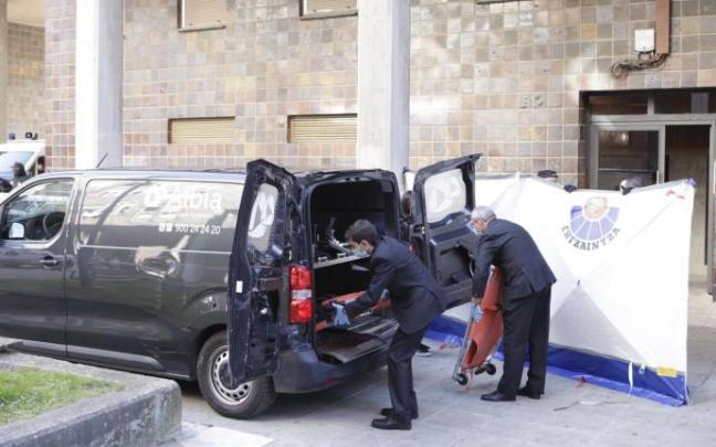 Asesinato machista, ayer en Sansomendi. Asesinato machista, ayer en Sansomendi.