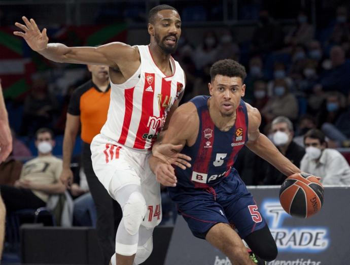 Wade Baldwin, durante el partido ante el Estrella Roja