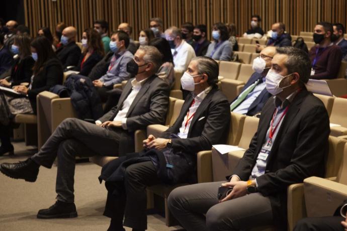 Algunos de los asistentes al Talent Forum en el Palacio Europa.