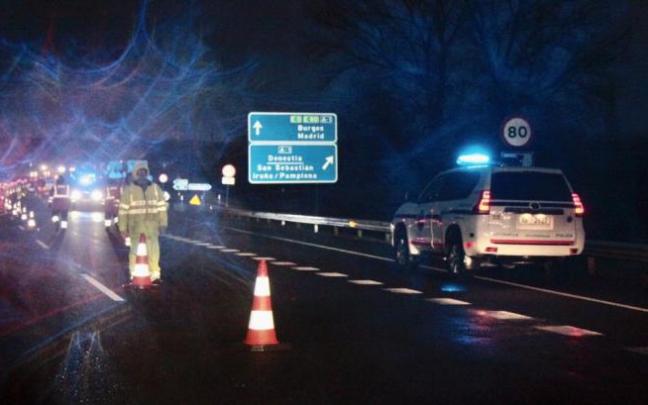 Carreteras cortadas de madrugada.