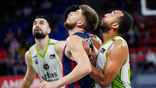 Giedraitis, en el duelo contra el Fuenlabrada Giedraitis, en el duelo contra el Fuenlabrada