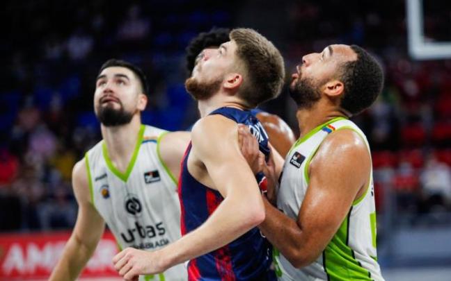 Giedraitis, en el duelo contra el Fuenlabrada