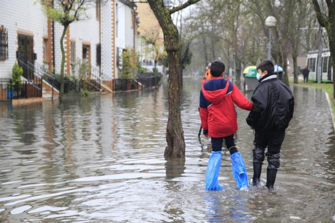 Inundaciones en La Presa.