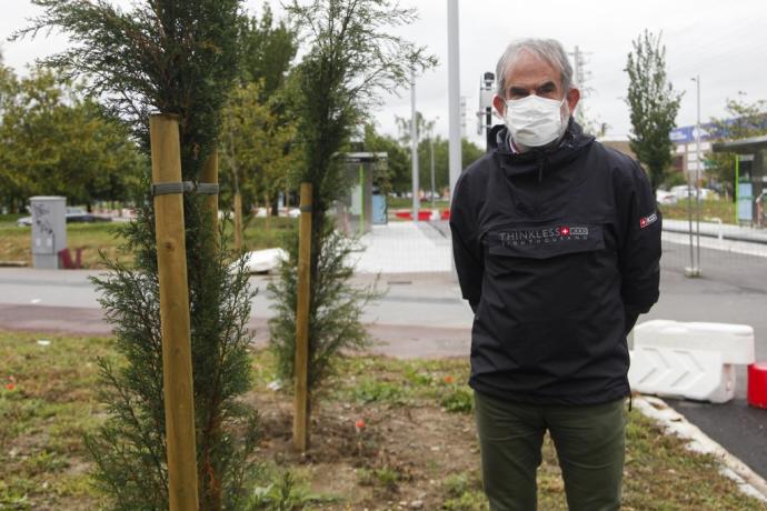 Presentación del corredor verde del BEI en la rotonda de Esmaltaciones