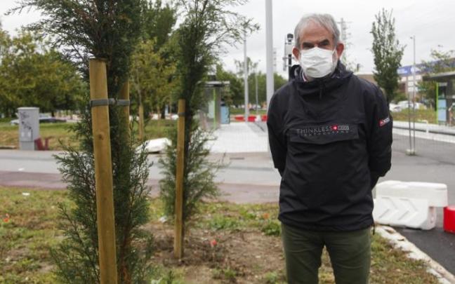 Presentación del corredor verde del BEI en la rotonda de Esmaltaciones