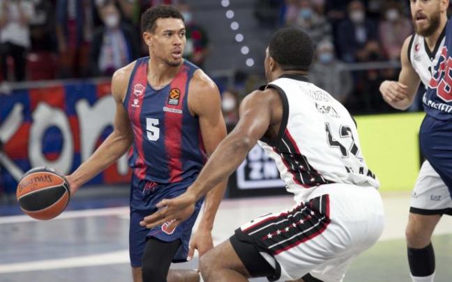 Wade Baldwin firma un regreso más que discreto, es incapaz de generar juego y además se muestra extremadamente desacertado en el tiro. Foto: Josu Chavarri