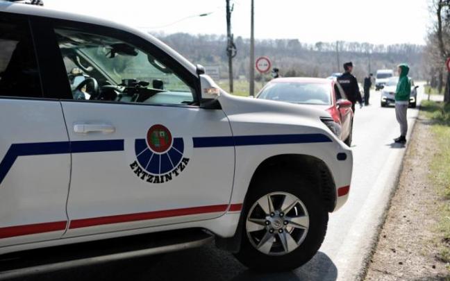 Una patrulla de la Ertzaintza.