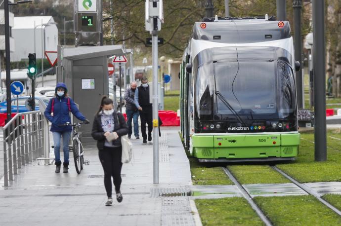 El tranvía de Gasteiz