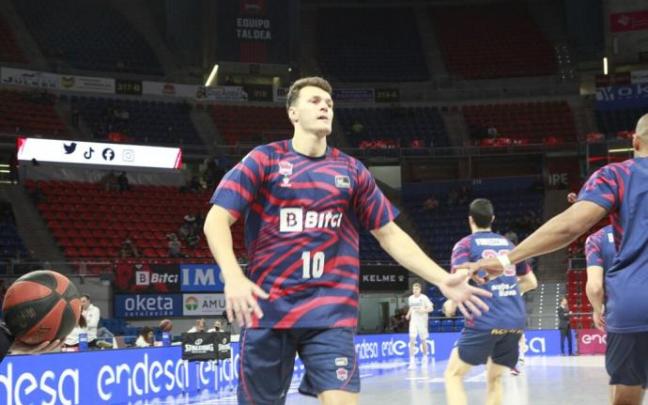 Wetzell, antes de enfrentarse al Baxi Manresa el pasado domingo