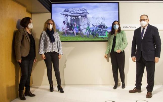 Presentación de la oferta turística alavesa en FITUR 2022 Presentación de la oferta turística alavesa en FITUR 2022