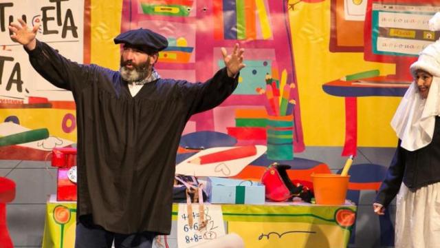 Olentzero, en su presencia en Donostia el pasado año.