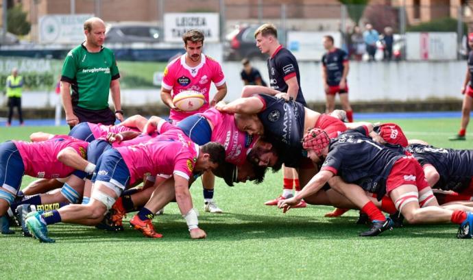 Partido de rugby del Ampo Ordizia en Altamira.