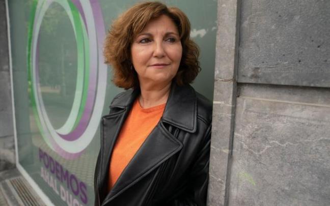 Pilar Garrido, coordinadora general de Unidas Podemos Euskadi. Pilar Garrido, coordinadora general de Unidas Podemos Euskadi.