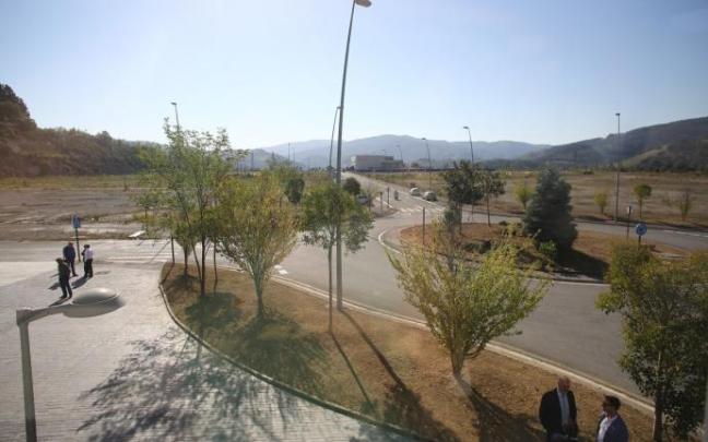 Zona donde se sitúa el polígono Larramendi de Bergara y en donde se plantea la construcción de la planta de Valogreene Paper