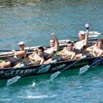 La trainera de Getaria celebra uno de sus triunfos