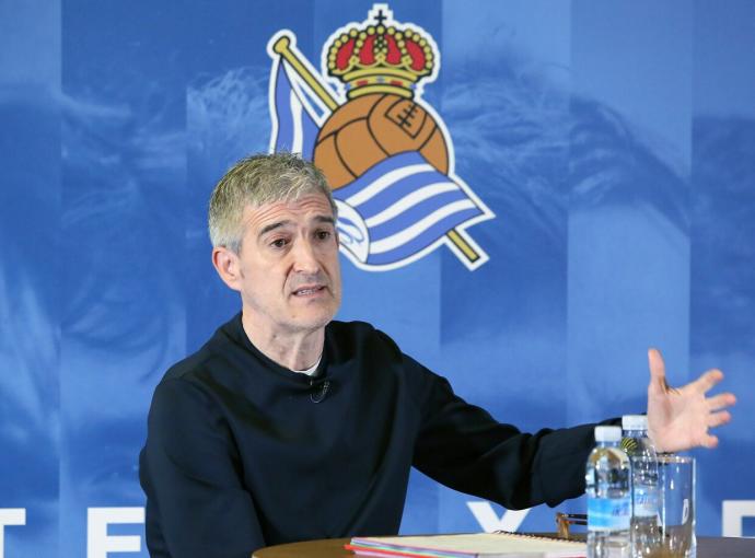 Roberto Olabe, en su última comparecencia.