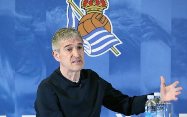 Roberto Olabe, en su última comparecencia.