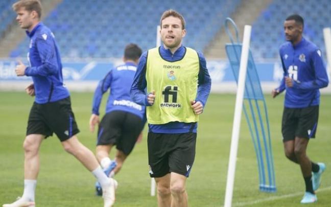 Illarramendi, en un entrenamiento en Zubieta Illarramendi, en un entrenamiento en Zubieta