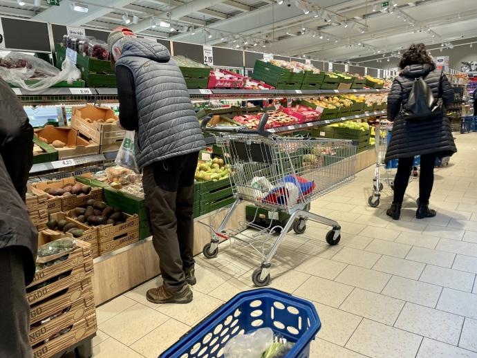 Un supermercado LIDL de Gipuzkoa.