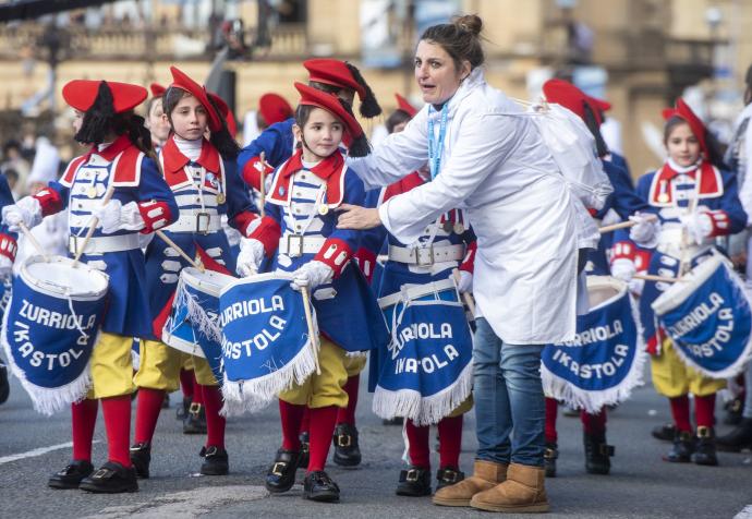 Tamborrada Infantil en su edición de 2020.