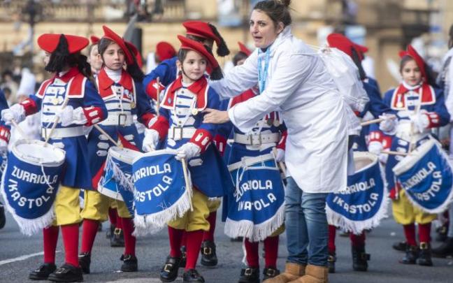 Tamborrada Infantil en su edición de 2020.