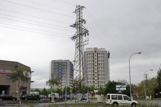 Torre de alta tensión.