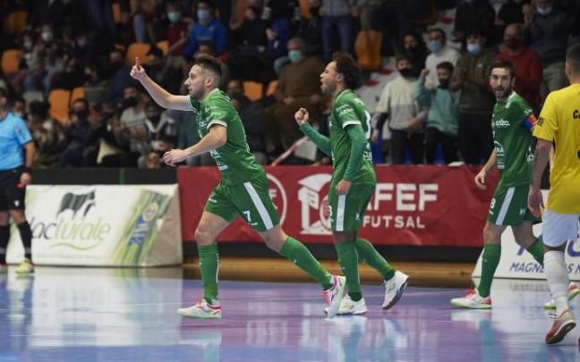 El Xota celebra uno de sus goles