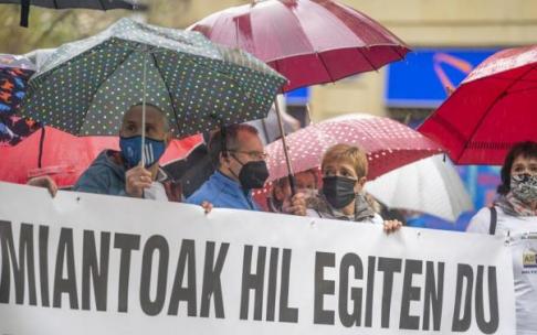 Concentración de la asociación Asviamie