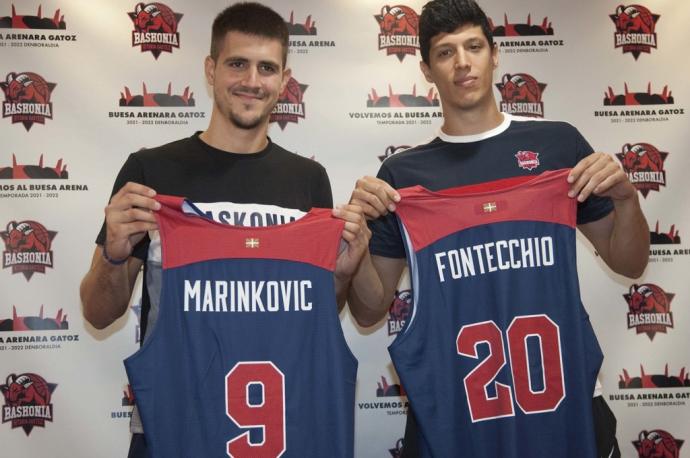 Marinkovic y Fontecchio vestirán el dorsal 9 y el 20 respectivamente