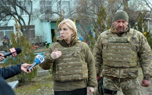 La viceprimera ministra de Ucrania, Irina Vereshchuk