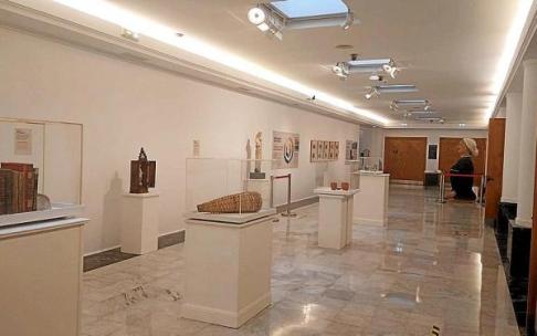 La exposición, en la galería del centro cultural Amaia de Irun. Foto: N.G.