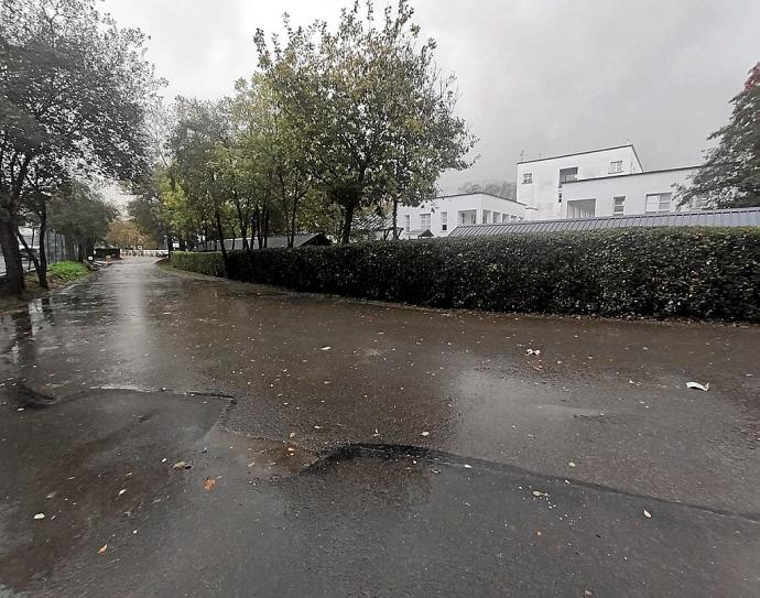 Tramo situado entre la Ikastola Txingudi y la avenida Jaizubia.