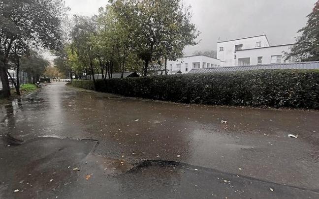 Tramo situado entre la Ikastola Txingudi y la avenida Jaizubia.