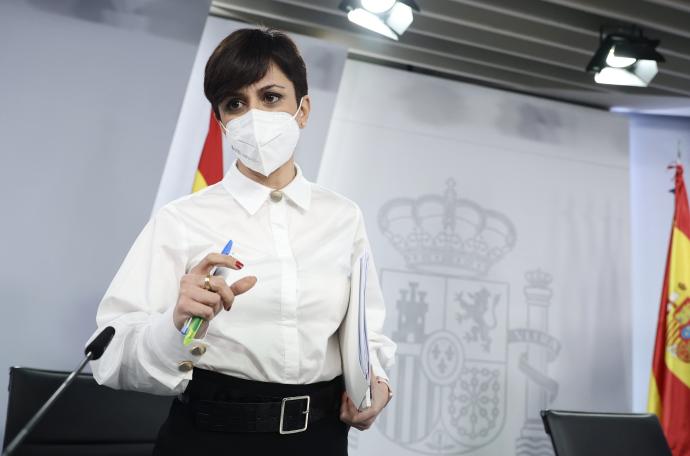 La portavoz del Gobierno español, Isabel Rodríguez