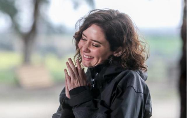 Isabel Díaz Ayuso durante un acto este marzo.