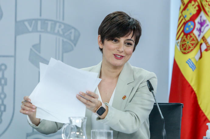 La portavoz y ministra de Política Territorial, Isabel Rodríguez