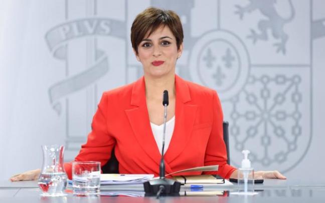 La ministra Portavoz, Isabel Rodríguez.