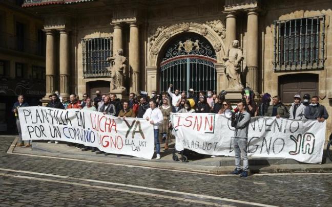 Concentración de trabajadores de ISNN