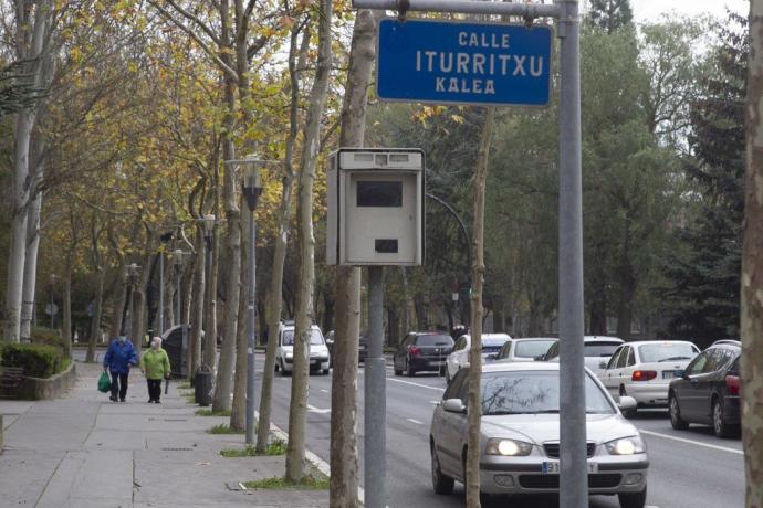 La calle Iturritxu de Vitoria-Gasteiz.