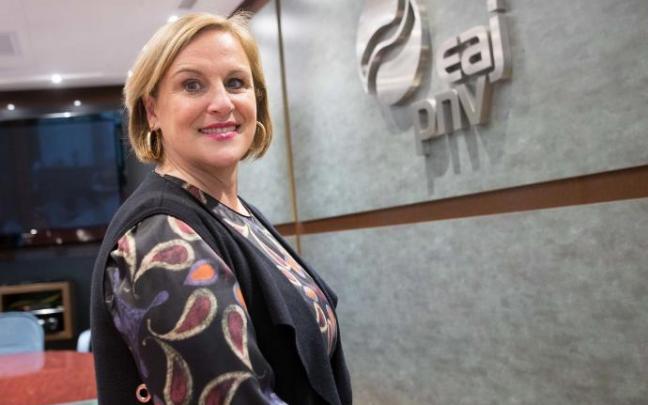 La presidenta de la Ejecutiva del PNV en Bizkaia, Itxaso Atutxa La presidenta de la Ejecutiva del PNV en Bizkaia, Itxaso Atutxa