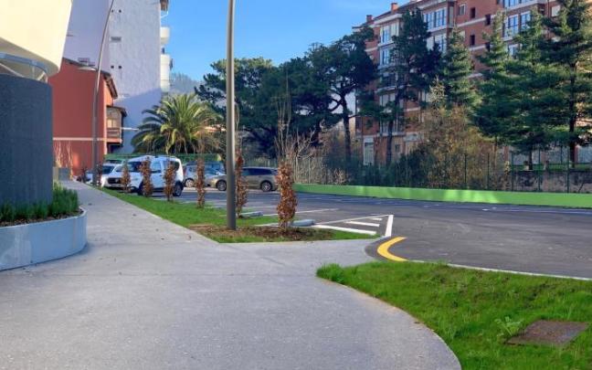 La nueva zona peatonal.