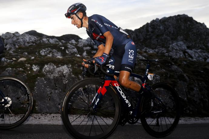 El ciclista colombiano Iván Ramiro Sosa, en La Vuelta 2020.