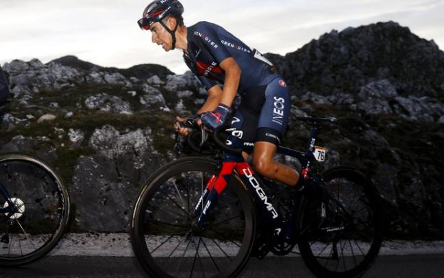 El ciclista colombiano Iván Ramiro Sosa, en La Vuelta 2020.