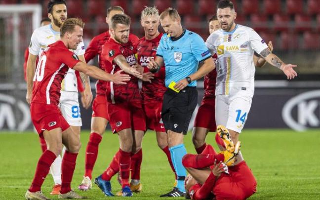 Ivanov, durante el AZ-Rijeka del pasado curso.