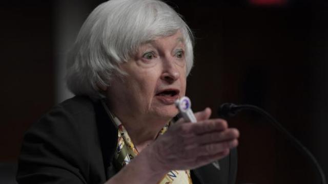 Janet Yellen, secretaria del Departamento del Tesoro de Estados Unidos. Janet Yellen, secretaria del Departamento del Tesoro de Estados Unidos.