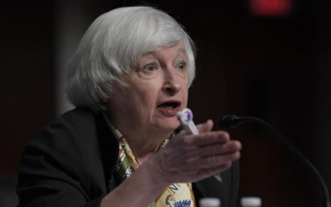 Janet Yellen, secretaria del Departamento del Tesoro de Estados Unidos.