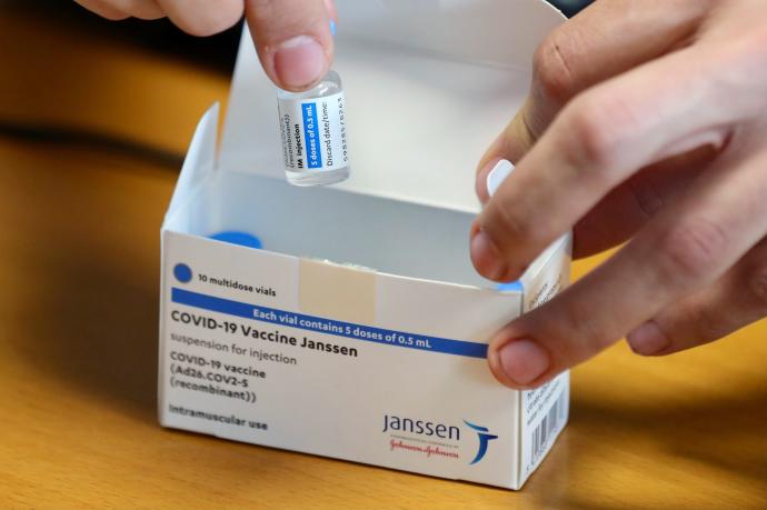 Una dosis de la vacuna de Janssen.